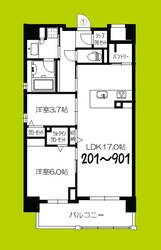 アルプラン京町堀の物件間取画像